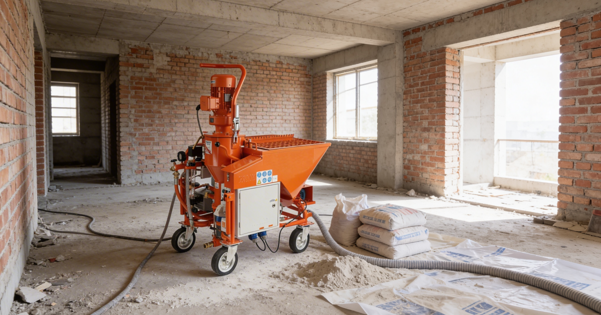 Rodzaje agregatów tynkarskich