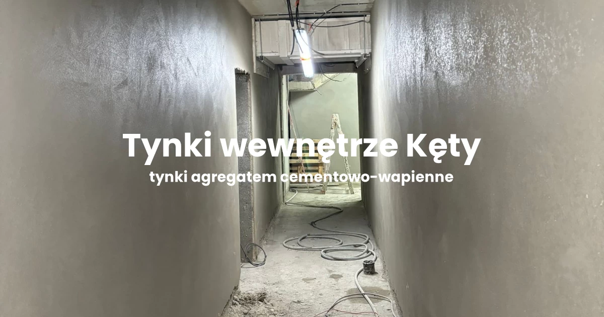 Tynki maszynowe wewnętrzne Kęty piwnice
